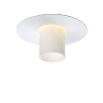 Recessed downlight / LED / round / glass