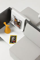 Contemporary visitor armchair / polyurethane