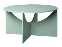 Contemporary coffee table / oak / walnut...