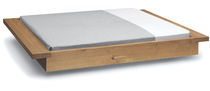 Double bed / contemporary / oak / oiled...