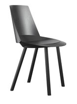 Contemporary chair / upholstered / oak /...