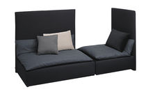 Modular sofa / contemporary / leather /...
