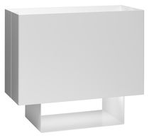 Table lamp / aluminum / contemporary / white