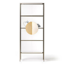 Contemporary display case / tempered glass...
