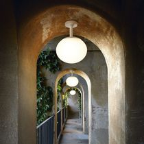 Contemporary ceiling light / round / polyethylene...