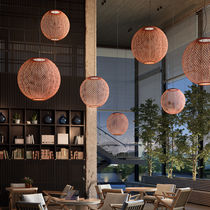 Pendant lamp / aluminum / stainless steel...