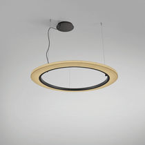 Pendant lamp / aluminum / steel / contemporary