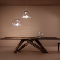 Pendant lamp / blown glass / contemporary...