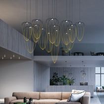 Pendant lamp / contemporary / aluminum /...