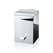 Bathroom trash can / chrome / contemporary...