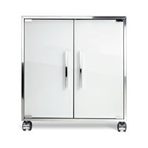 Free-standing washbasin cabinet / glass...