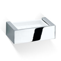 Wall-mounted soap dish / chrome