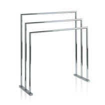 3-bar towel rack / floor-standing / chrome-plated...