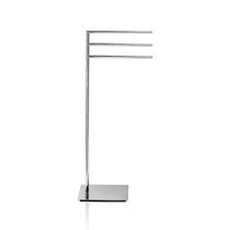 3-bar towel rack / floor-standing / chrome-plated...