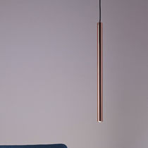 Pendant lamp / contemporary / brass / nickel