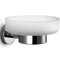 Wall-mounted soap dish / chrome-plated brass