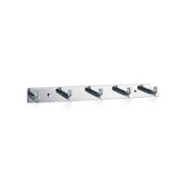 Contemporary coat hook / chrome-plated brass...