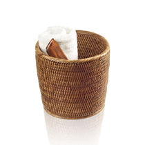 Rattan waste paper basket