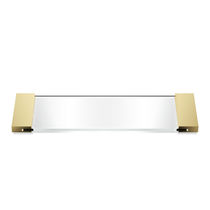Chromed metal serving tray / glass / home...