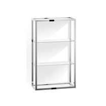 Wall-mounted shelf / contemporary / chrome-plated...