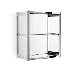 Contemporary bathroom cabinet / glass /...