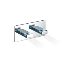 Contemporary coat hook / chrome / double...