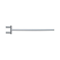 1-bar towel rack / wall-mounted / chrome-plated...