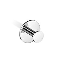 Contemporary coat hook / chrome-plated brass...