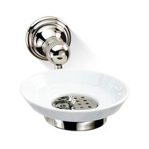 Wall-mounted soap dish / chrome-plated brass...