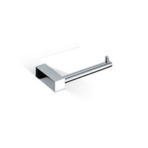 Wall-mounted toilet roll holder / chrome-plated...
