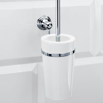 Chrome-plated brass toilet brush / gold-plated...