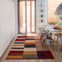 Contemporary rug / patterned / wool / rectangular