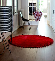 Contemporary rug / plain / New Zealand wool...