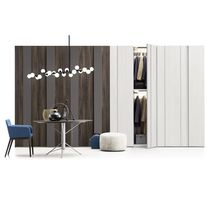 Contemporary wardrobe / lacquered wood /...