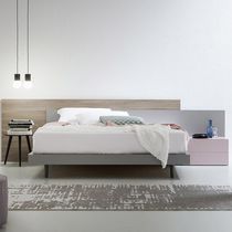 Double bed / contemporary / with headboard...