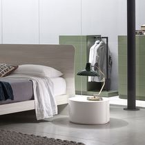 Contemporary bedside table / lacquered wood...