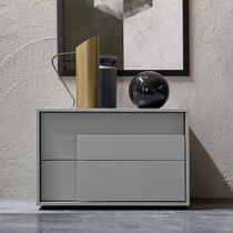 Contemporary chest of drawers / lacquered...