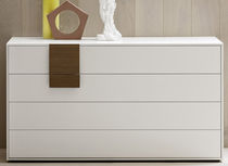Contemporary chest of drawers / lacquered...