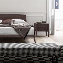 Contemporary bedside table / wooden / rectangular...