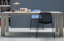 Contemporary table / elm / rectangular