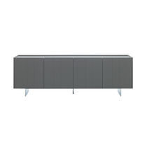 Contemporary sideboard / lacquered wood...