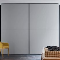 Contemporary wardrobe / lacquered wood /...