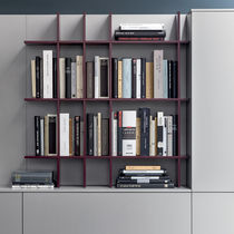 Wall-mounted bookcase / contemporary / lacquered...
