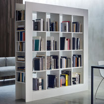 Contemporary bookcase / lacquered wood