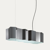 Pendant lamp / stainless steel / contemporary...