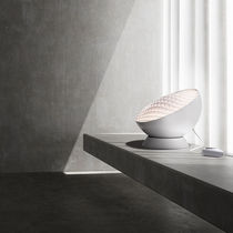 Table lamp / contemporary / metal / glass