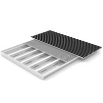Building entrance mat / for public buildings...
