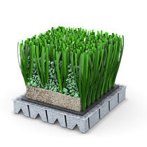 Synthetic grass / roll / for athletic fields
