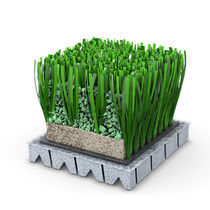 Synthetic grass / roll / for athletic fields