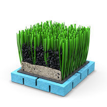 Synthetic grass / roll / for athletic fields